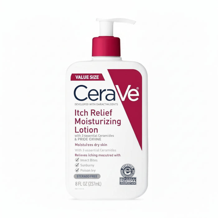 CeraVe Itch Relief Moisturizing Lotion 237ml for dry itchy and sensitive skin care