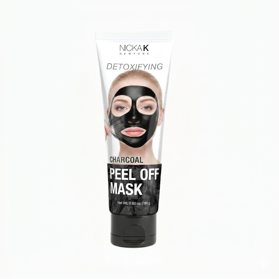Charcoal face peel off mask 80g for deep cleansing blackhead removal and oil control clear smooth skin care treatment