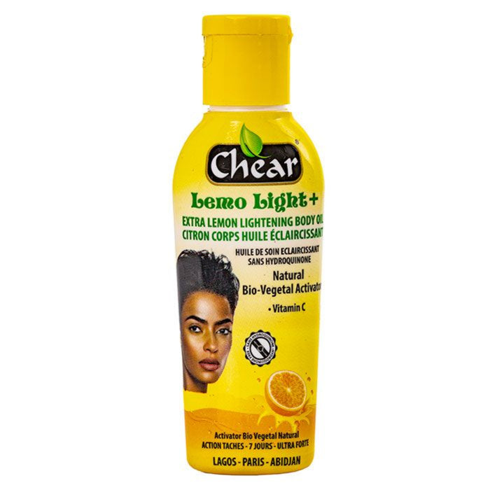 Chear Lemo Light lemon lightening body oil 60ml skin brightening hydrating glow body care oil