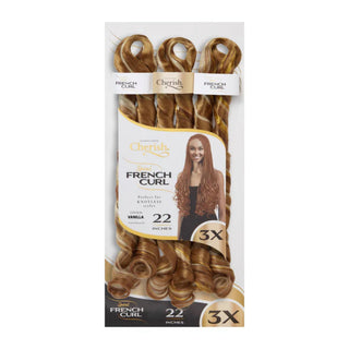 cherish 3x 28 inch pre stretched spiral french curl braiding hair vanilla soft blonde synthetic curls protective style extensions