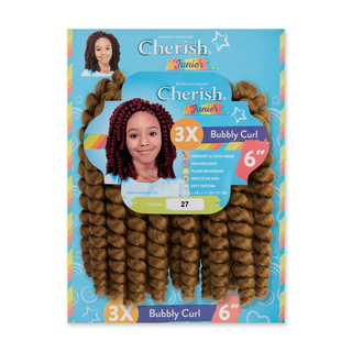 Cherish Junior Kids Bulk Butterfly Locs 3X Pack 8 inch synthetic protective styling hair 27