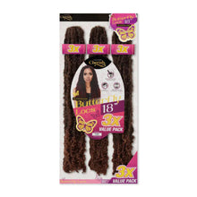 cherish pre looped butterfly locs 18 inch t30 lightweight crochet hair auburn brown boho protective loc style synthetic extensions product