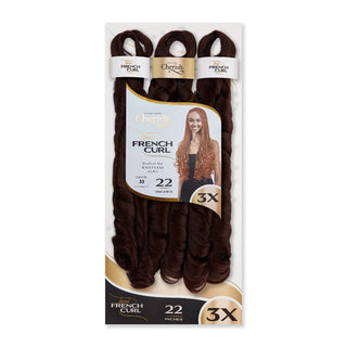 Cherish Ultimate Comfort 3X Spiral French Curl soft synthetic braiding hair extensions