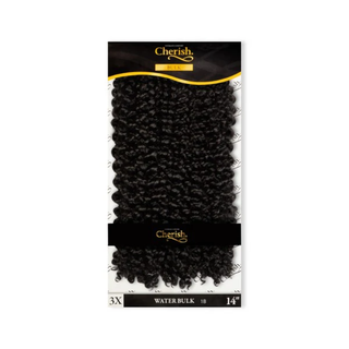 Cherish Ultimate Comfort Bulk Water Wave 3X Pack 14 inch synthetic braiding hair extensions