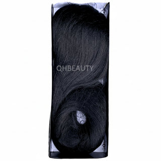 Cherish Ultimate Comfort Drawstring Ponytail Canada Girl curly hair extension shade 1 natural black voluminous curls