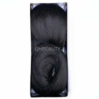 Cherish Ultimate Comfort Drawstring Ponytail Canada Girl curly hair extension 1B natural off-black voluminous curls