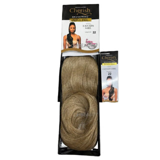 Cherish Ultimate Comfort Drawstring Ponytail Canada Girl curly hair extension 22 inch long voluminous curls