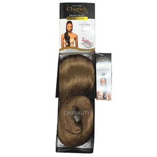 Cherish Ultimate Comfort Drawstring Ponytail Canada Girl curly hair extension 27 inch ultra long voluminous curls