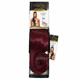 Cherish Ultimate Comfort Drawstring Ponytail Canada Girl curly hair extension shade 530 rich curly volume