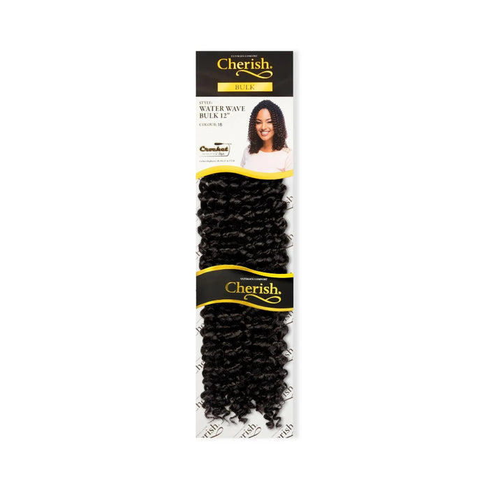 Cherish Ultimate Comfort Water Wave Bulk 1X Pack 12 inch synthetic water wave braiding hair