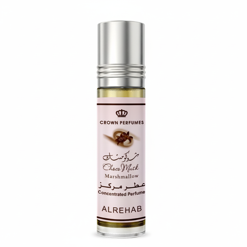 Choco Musk Perfume Oil by Al-Rehab 6ml | Sweet Vanilla Chocolate Scent