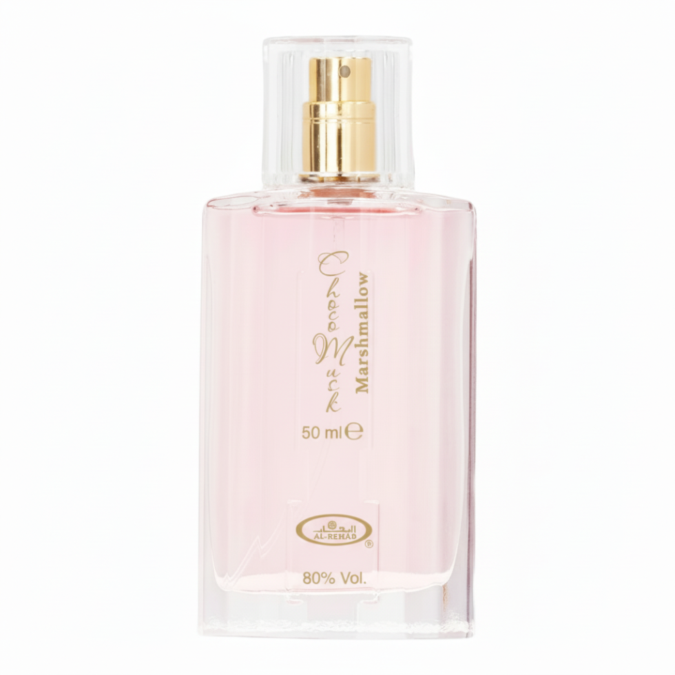 Choco Musk Marshmallow EDP by Al Rehab 50ml sweet cozy unisex perfume with marshmallow chocolate vanilla and musk notes