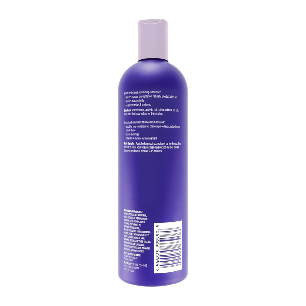 Clairol shimmer lights conditioner 473ml for brass control soft smooth bright blonde grey hair
