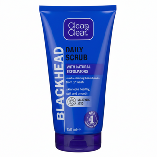 clean and clear blackhead daily scrub 150ml for exfoliating unclogging pores clear smooth acne free skin