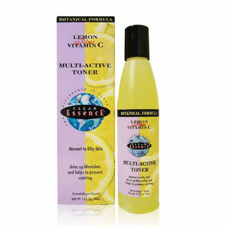 Lemon vitamin C toner for brightening clarifying and tightening pores for fresh glowing skin