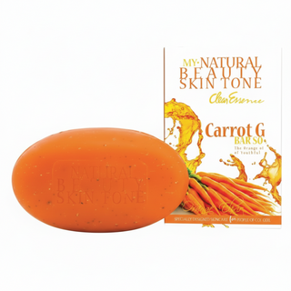 Carrot oil soap for skin brightening rejuvenation and smooth glowing healthy skin