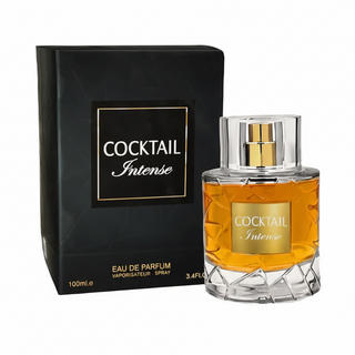 Cocktail Intense EDP 100ml Fragrance World amber spicy boozy unisex vanilla woody long lasting perfume
