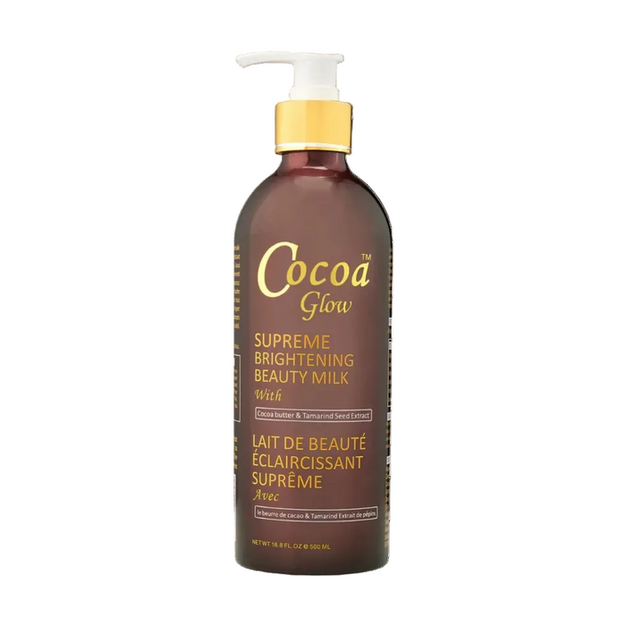 Cocoa Glow Supreme Beauty Milk 500ml | Brightening & Hydrating Lotion