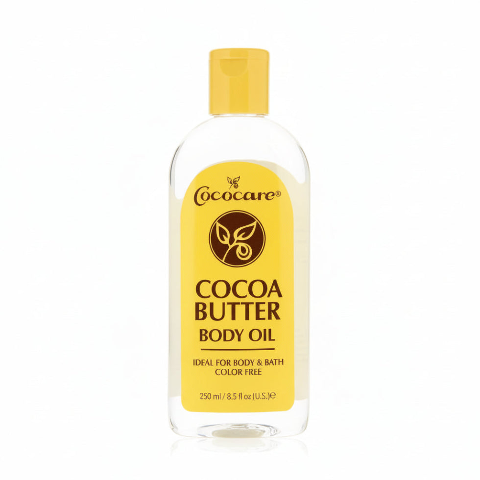 cococare cocoa butter body oil 250ml deep moisturizing skin care oil smooth soft radiant healthy glowing skin oil