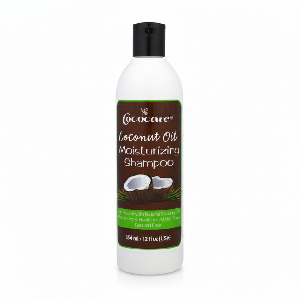 cococare coconut oil moisturising shampoo 354ml 12oz hydrating hair care coconut shampoo smooth shiny healthy hair care