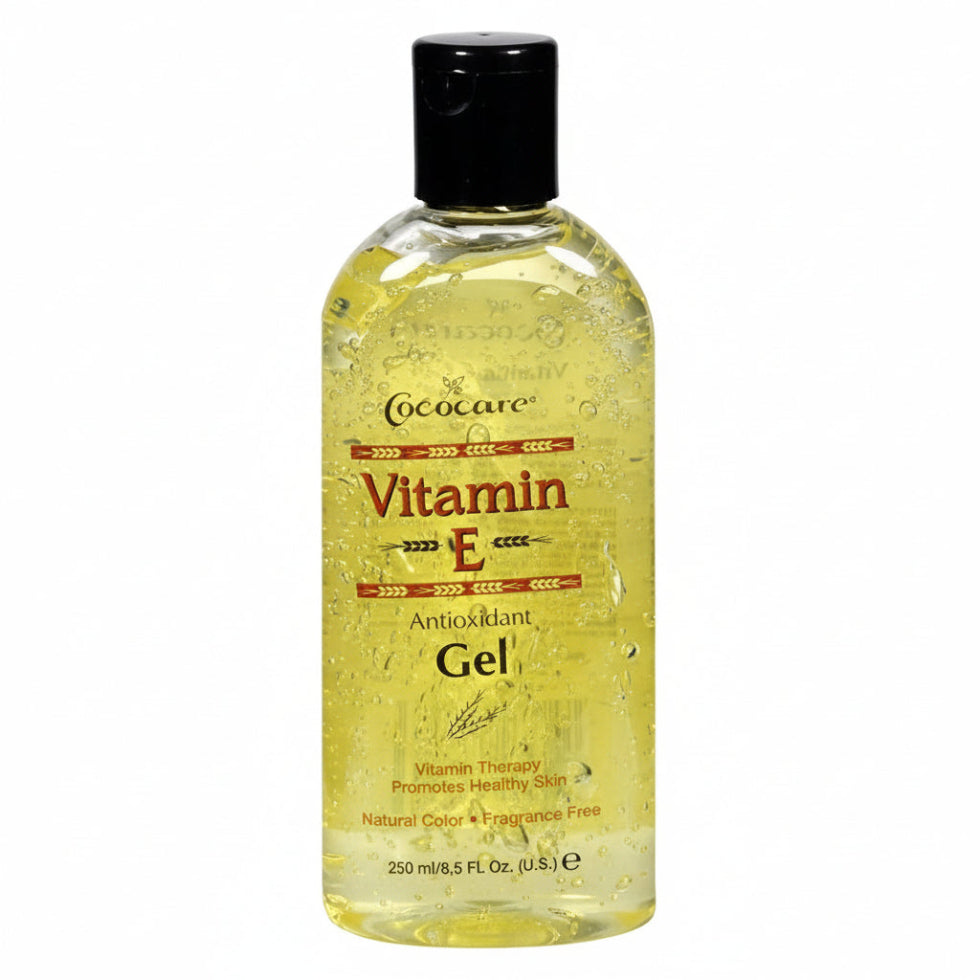 cococare vitamin e antioxidant gel 250ml hydrating skin care gel lightweight moisturizing gel smooth soft healthy glowing skin care