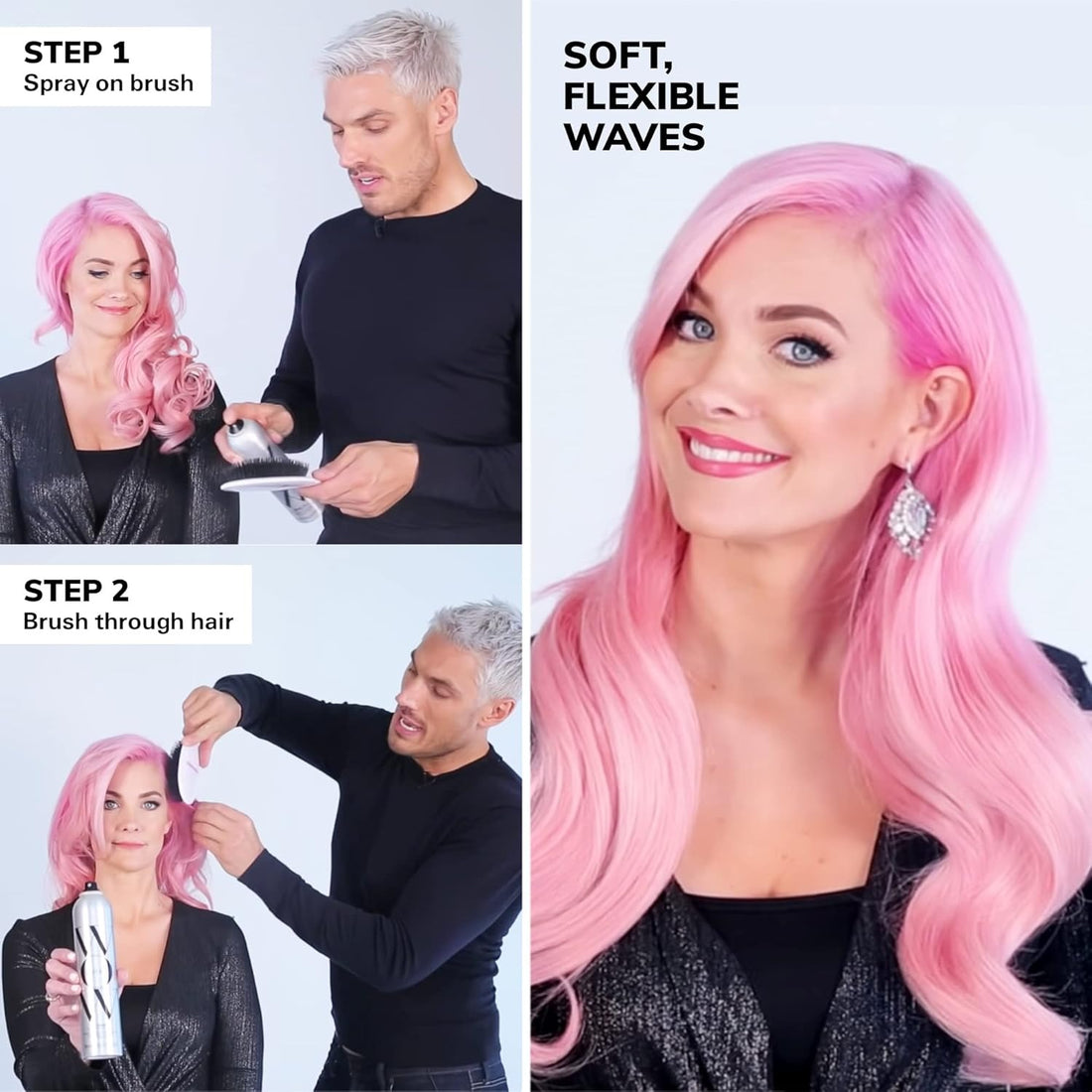 COLOR WOW Cult Favorite Hairspray 295ml – Firm, Flexible Hold with UV & Heat Protection