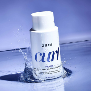 Curl Wow HOOKED 100% Clean Shampoo 295ml – Root-Locking, Breakage & Shedding Control
