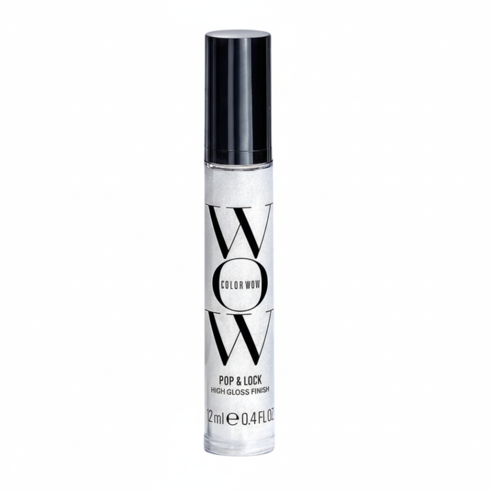 color wow pop and lock high gloss serum 12ml anti frizz shine heat protection serum for smooth glossy hair