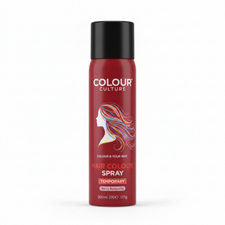colour berry burgundy hair colour spray 127g temporary bold coverage party hair color spray
