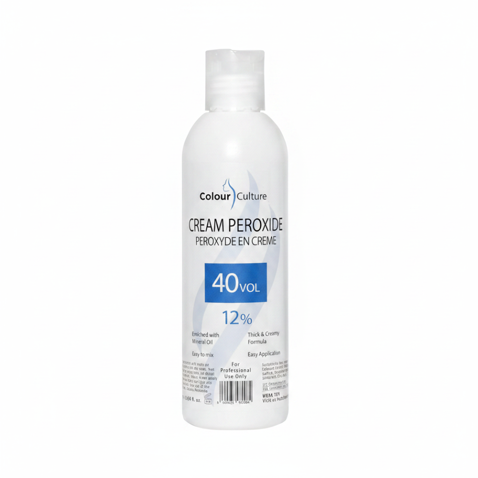 colour culture cream peroxide 12 percent 40 volume 250ml hair developer oxidant bleach color activator
