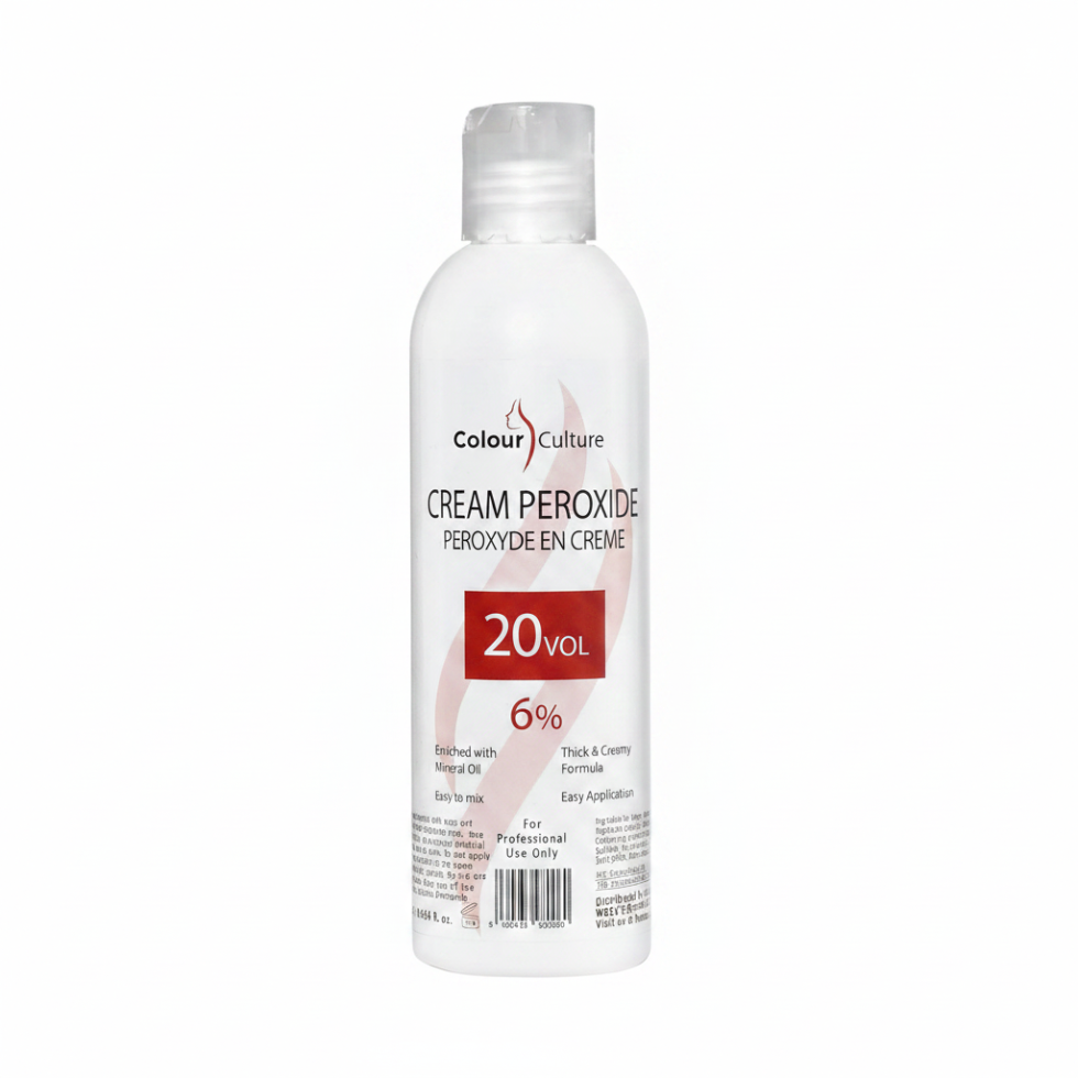 colour culture cream peroxide 6 percent 20 volume 250ml hair developer oxidant color activation