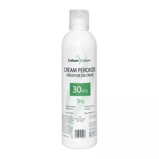 colour culture cream peroxide 9 percent 30 volume 250ml hair developer oxidant coloring bleach support