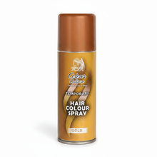 Colour culture gold hair colour spray 125ml temporary bold gold hair spray for radiant shimmer and styling look