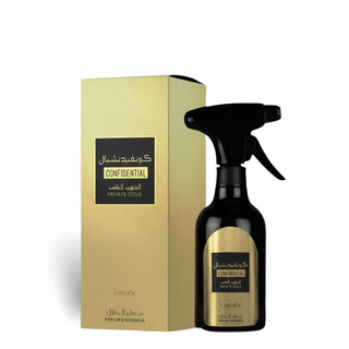 Confidential Private Gold room spray 450ml sweet fruity musky long lasting home fragrance spray
