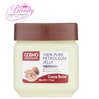 Cosmo 100% Pure Petroleum Jelly Cocoa Butter 50ml | Deep Hydration & Skin Protection