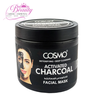 Cosmo Activated Charcoal Face Mask 200g- Deep Pore Cleansing & Blackhead Removal