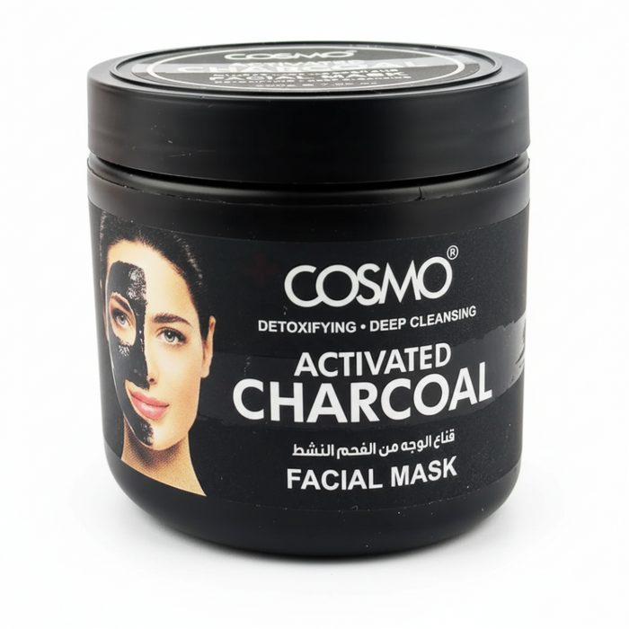 Cosmo Activated Charcoal Face Mask 200g | Deep Pore Cleansing & Blackhead Removal