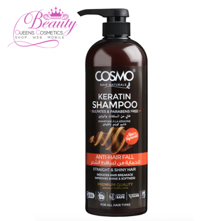 Cosmo Anti Hair Fall Keratin Shampoo 1000ml- Strengthen & Reduce Breakage