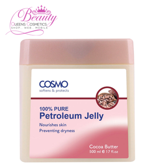 Cosmo Cocoa Butter 100% Pure Petroleum Jelly 500ml- Deep Hydration & Soft Skin