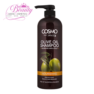 Cosmo Hair Naturals Olive Oil Nourishing Shampoo, Reduce Hair Breakage, 1000ml