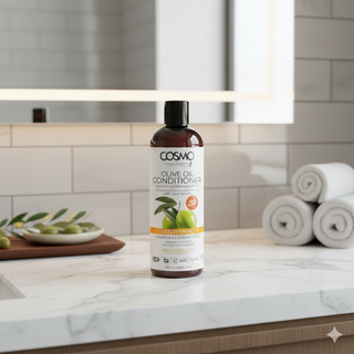 Cosmo Olive Oil Conditioner 1000ml -Sulfate & Paraben Free, Deep Moisture Care