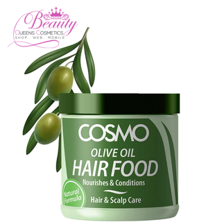 Cosmo Olive Oil Hair Food 170ml- Deep Moisturizing & Strengthening Hair & Scalp Care