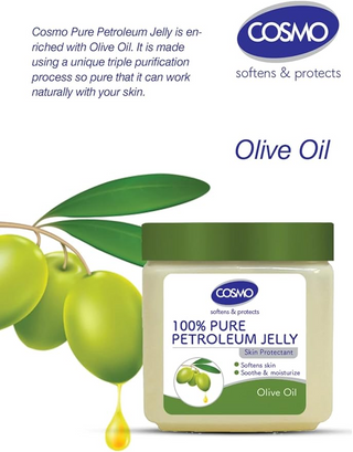 COSMO Olive Oil Petroleum Jelly 300ml- Deep Moisture & Skin Protection