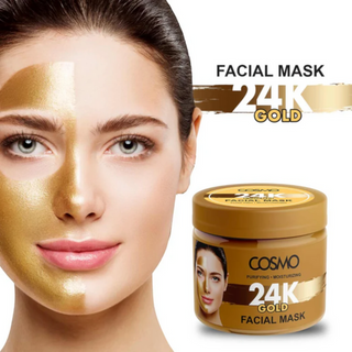 Cosmo 24K gold facial mask 200g anti aging hydrating and brightening skincare mask