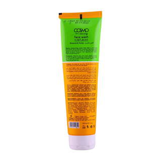 Cosmo almond and honey face wash 150ml gentle hydrating skin cleansing face wash for soft glowing skin