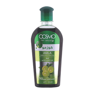 cosmo amla enriched hair oil 200ml strengthening nourishing hair care oil for healthy shiny hair