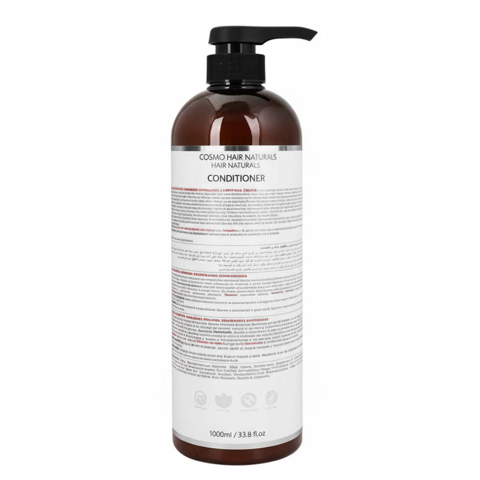 Cosmo anti hair fall keratin conditioner 1000ml strengthening and breakage control hair conditioner