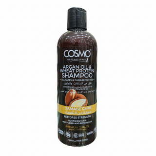 Cosmo argan oil and wheat protein shampoo 100ml strengthening and repair hair shampoo