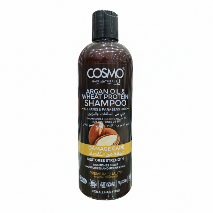 Cosmo Argan Oil & Wheat Protein Shampoo 100ml | Strengthen & Repair Care
