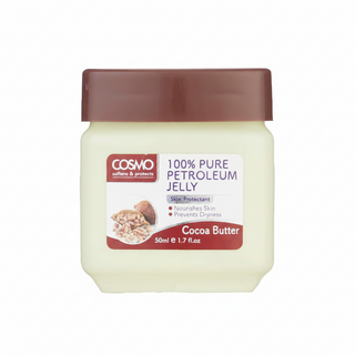 Cosmo cocoa butter petroleum jelly 50ml deep hydration and skin protection moisturizing cream for soft skin
